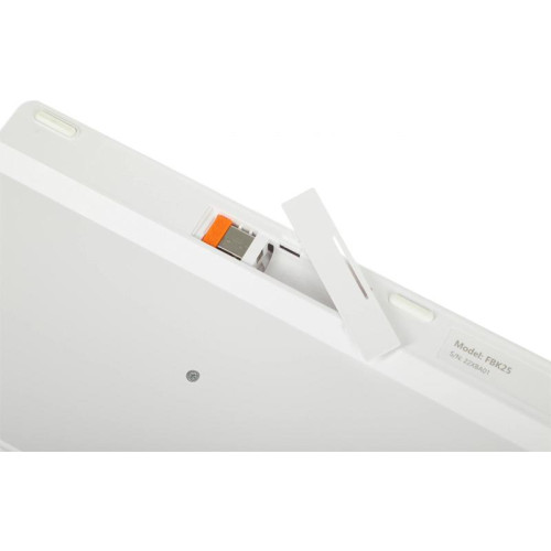Клавиатура A4Tech Fstyler FBK25 белый/серый USB беспроводная BT/Radio slim Multimedia