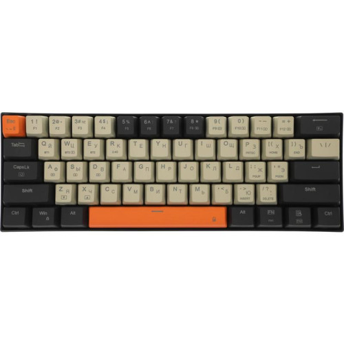 Клавиатура DEFENDER WIRELESS CARAXES PRO RU RGB REDRAGON 71554