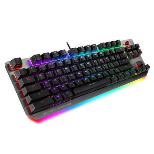 Клавиатура ASUS X801 STRIX SCOPE NX TKL D ROG NX Red 80% ABS USB (90MP00N6-BKRA00)