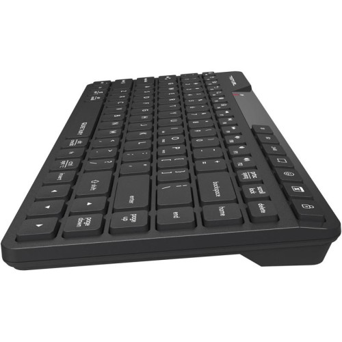 Клавиатура A4Tech Fstyler FBK26C AS черный USB беспроводная BT/Radio slim Multimedia (FBK26C AS)