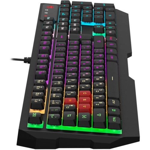 Клавиатура A4Tech Bloody B140N черный USB Multimedia for gamer LED (подставка для запястий) (B140N) Клавиатура A4Tech Bloody B140N черный USB Multimedia for gamer LED (подставка для запястий) (B140N)