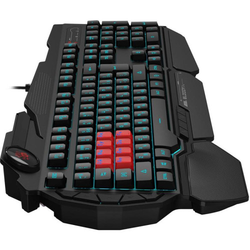 Клавиатура A4Tech Bloody B318 черный USB Multimedia for gamer LED (подставка для запястий) (B318) Клавиатура A4Tech Bloody B318 черный USB Multimedia for gamer LED (подставка для запястий) (B318)