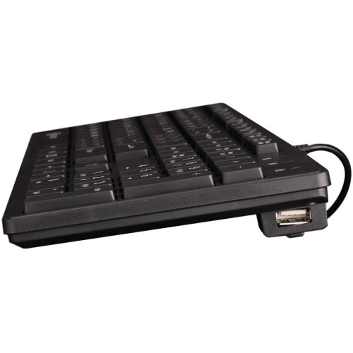 Клавиатура Oklick 520M2U черный/черный USB slim Multimedia