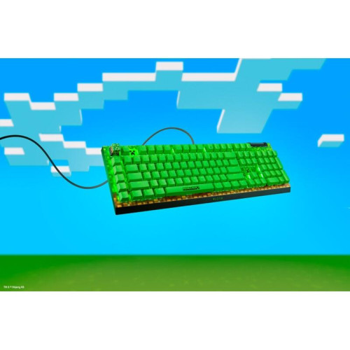 Игровая клавиатура Razer BlackWidow V4 X (Green Switch) - Minecraft Ed. - US Layout/ Razer BlackWidow V4 X (Green Switch) Gaming keyboard - Minecraft Ed. Игровая клавиатура Razer BlackWidow V4 X (Green Switch) - Minecraft Ed. - US Layout/ Razer BlackWidow V4 X (Green Switch) Gaming keyboard - Minecraft Ed.