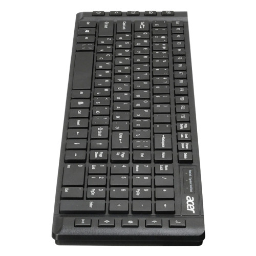 Клавиатура Acer OKW010 черный USB slim Multimedia (ZL.KBDEE.002) Клавиатура Acer OKW010 черный USB slim Multimedia (ZL.KBDEE.002)