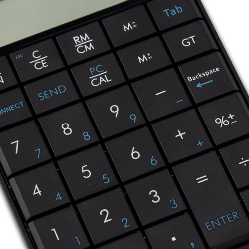 Числовой блок Oklick K604W черный USB беспроводная slim для ноутбука (1979325)