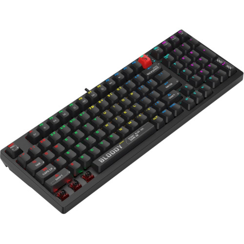 Клавиатура A4Tech Bloody S98 механическая черный USB for gamer LED (S98 BLACK) Клавиатура A4Tech Bloody S98 механическая черный USB for gamer LED (S98 BLACK)