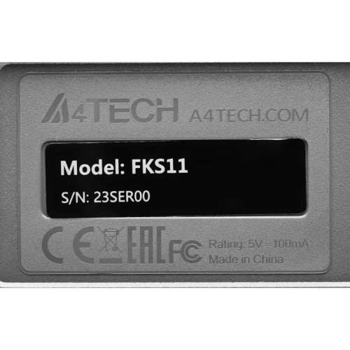 Клавиатура A4Tech Fstyler FKS11 черный/серый USB (FKS11 GREY)