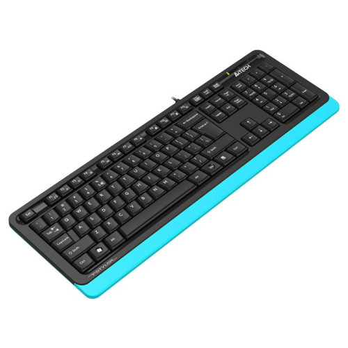 Клавиатура A4Tech Fstyler FKS10 черный/синий USB (FKS10 BLUE)