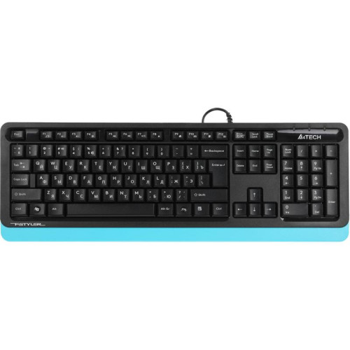 Клавиатура A4Tech Fstyler FK10 черный/синий USB (FK10 BLUE)