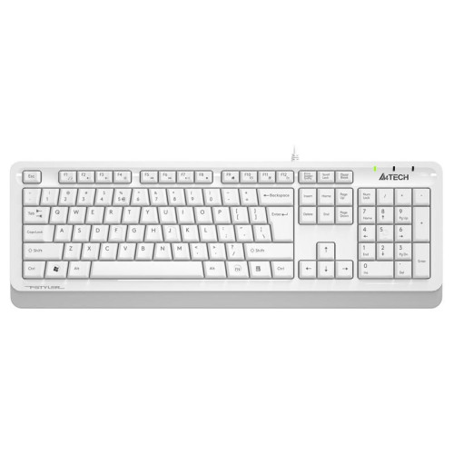 Клавиатура A4Tech Fstyler FKS10 белый/серый USB (FKS10 WHITE)