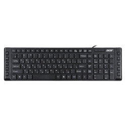Клавиатура Acer OKW010 черный USB slim Multimedia (ZL.KBDEE.002)