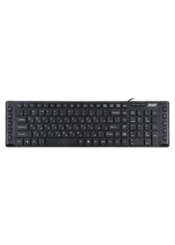 Клавиатура Acer OKW010 черный USB slim Multimedia (ZL.KBDEE.002)