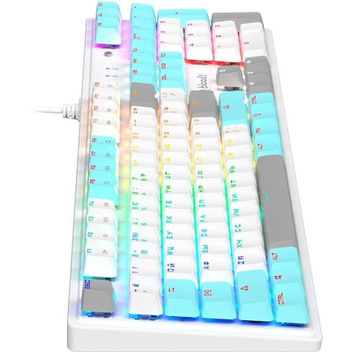 Клавиатура A4Tech Bloody S510R механическая белый USB for gamer LED (S510R USB ICY WHITE/BLMS RED)
