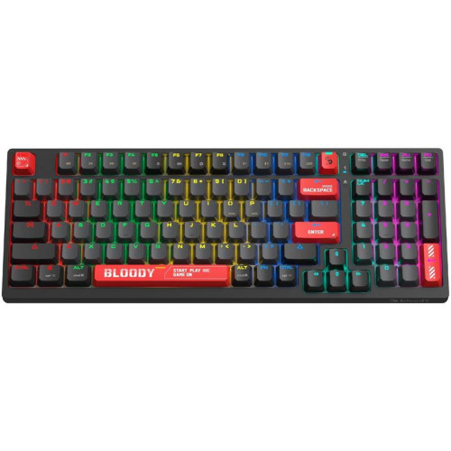 Клавиатура A4Tech Bloody WS98 механическая черный USB беспроводная BT/Radio Multimedia for gamer LED (WS98)