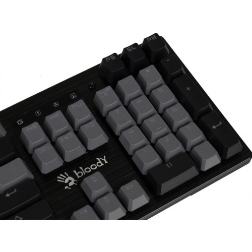 Клавиатура A4Tech Bloody B828N механическая черный/серый USB for gamer LED (B828N (GREY+BLACK))
