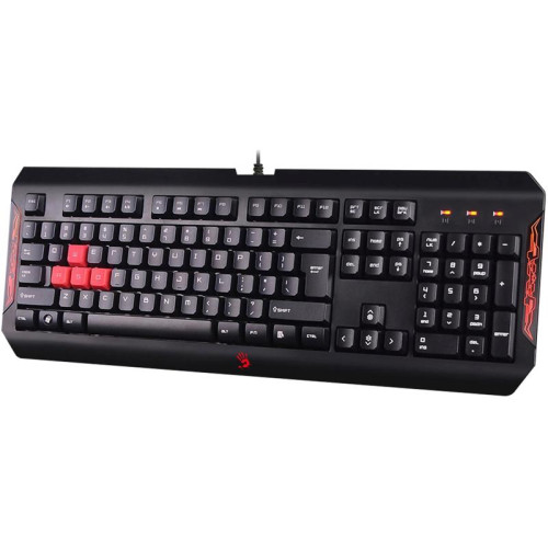 Клавиатура A4Tech Bloody Q100 черный USB Multimedia for gamer (Q100 USB)