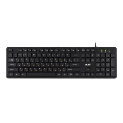 Клавиатура Acer OKW122 черный USB Multimedia (ZL.KBDEE.00C)
