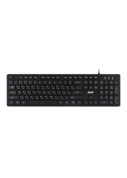 Клавиатура Acer OKW122 черный USB Multimedia (ZL.KBDEE.00C)