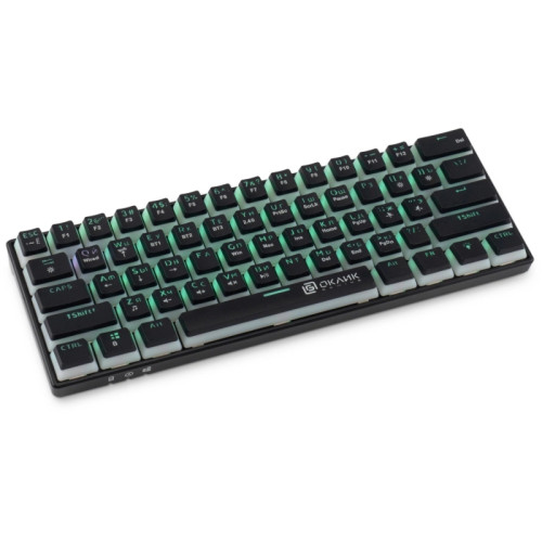 Клавиатура Oklick K763W механическая черный USB беспроводная BT/Radio Multimedia for gamer LED (1920548)