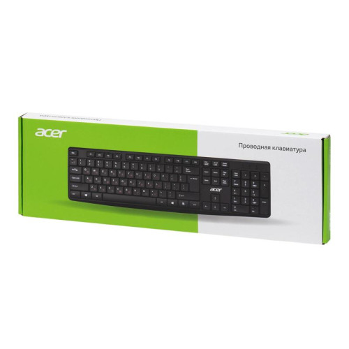 Клавиатура Acer OKW121 черный USB (ZL.KBDEE.00B)