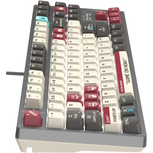 Клавиатура A4Tech Bloody S87 Pixels Red механическая серый/белый USB Multimedia for gamer LED (S87 PIXELS) Клавиатура A4Tech Bloody S87 Pixels Red механическая серый/белый USB Multimedia for gamer LED (S87 PIXELS)