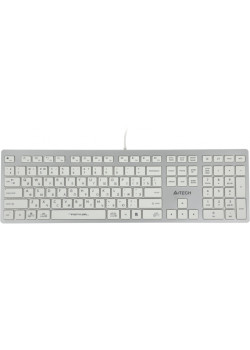 Клавиатура A4Tech Fstyler FX50 белый USB slim Multimedia (FX50 WHITE)
