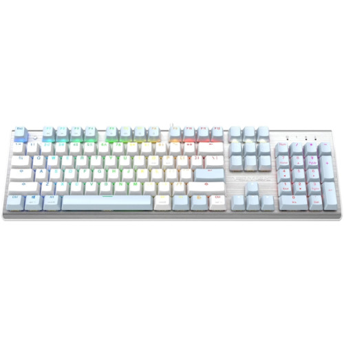 Клавиатура A4Tech Fstyler FS100 Neon механическая синий/белый USB for gamer LED (FS100) Клавиатура A4Tech Fstyler FS100 Neon механическая синий/белый USB for gamer LED (FS100)