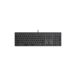 Клавиатура A4Tech Fstyler FX60H серый USB slim LED (FX60H GREY/WHITE)