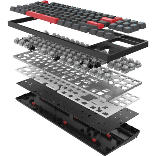 Клавиатура A4Tech Bloody AT87 Renegade механическая черный/зеленый USB for gamer LED (AT87)