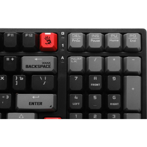 Клавиатура A4Tech Bloody S98 механическая красный/черный USB for gamer LED (SPORTS RED)