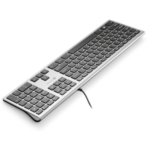 Клавиатура Oklick 890S серый/черный USB slim Multimedia (1784239) Клавиатура Oklick 890S серый/черный USB slim Multimedia (1784239)