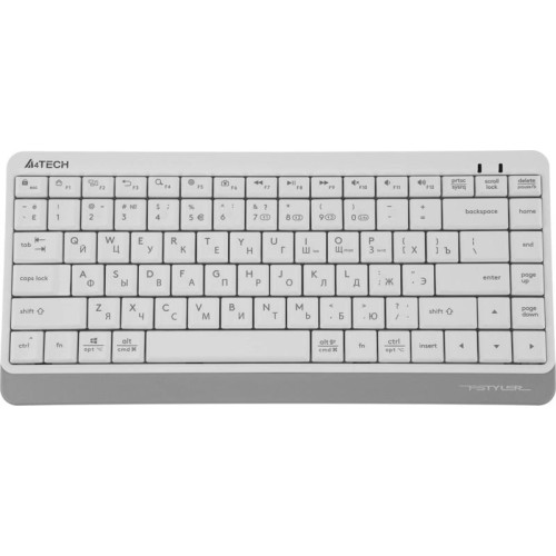 Клавиатура A4Tech Fstyler FBK11 белый/серый USB беспроводная BT/Radio slim (FBK11 WHITE)