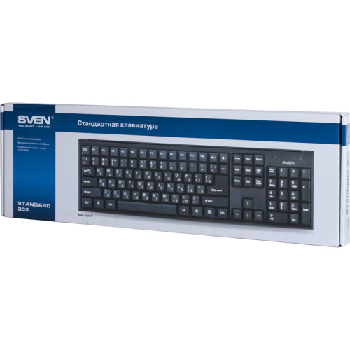 Клавиатура SVEN Standard 303 USB чёрная