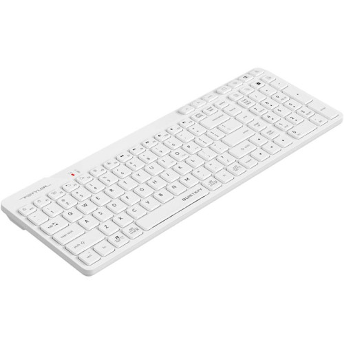 Клавиатура A4Tech Fstyler FBK27C AS белый USB беспроводная BT/Radio slim Multimedia (FBK27C AS)