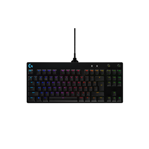 Клавиатура/ Logitech Gaming Keyboard G PRO TKL Corded Mechanical  - BLACK - RUS - USB - CLICKY