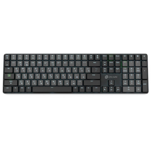 Клавиатура Oklick K953X механическая черный/серый USB Multimedia LED (1901086) Клавиатура Oklick K953X механическая черный/серый USB Multimedia LED (1901086)