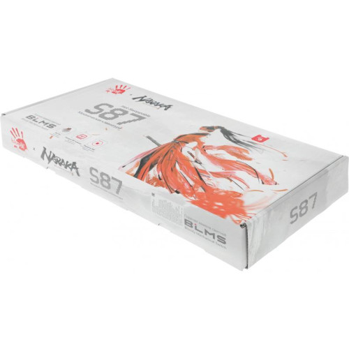 Клавиатура A4Tech Bloody S87 Naraka механическая черный/красный USB for gamer LED (S87 NARAKA)