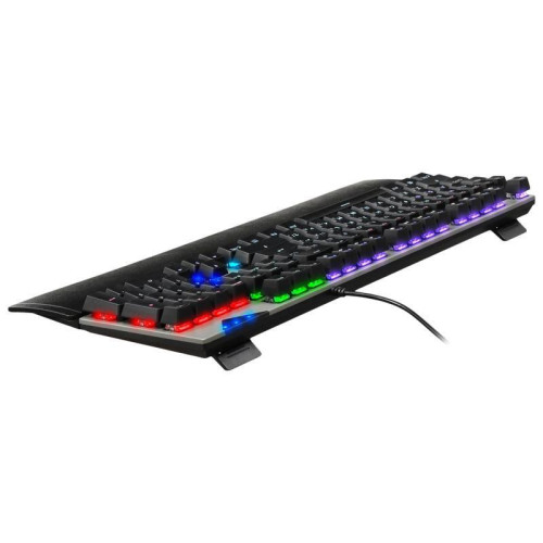 Клавиатура Oklick 935G RAGNAR механическая черный USB Multimedia for gamer LED (подставка для запястий)