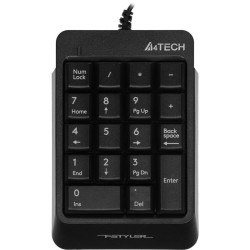 Числовой блок A4Tech Fstyler FK13P черный USB slim для ноутбука (FK13P BLACK)