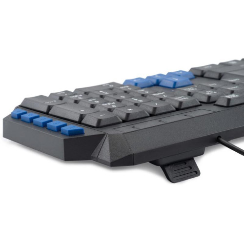 Клавиатура Oklick 750G FROST WAR черный/черный USB Multimedia for gamer (337452)