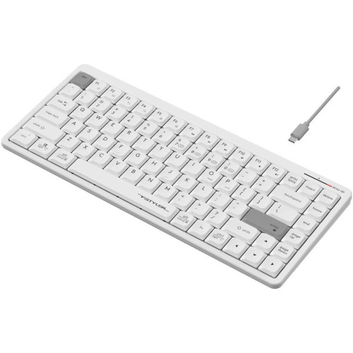 Клавиатура A4Tech Fstyler FBX53C белый USB беспроводная BT/Radio slim Multimedia (FBX53C)