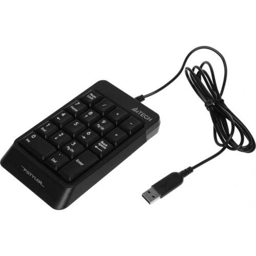 Числовой блок A4Tech Fstyler FK13P черный USB slim для ноутбука (FK13P BLACK) Числовой блок A4Tech Fstyler FK13P черный USB slim для ноутбука (FK13P BLACK)