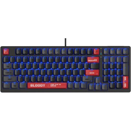 Клавиатура A4Tech Bloody AT98 механическая черный/красный USB for gamer LED (AT98)