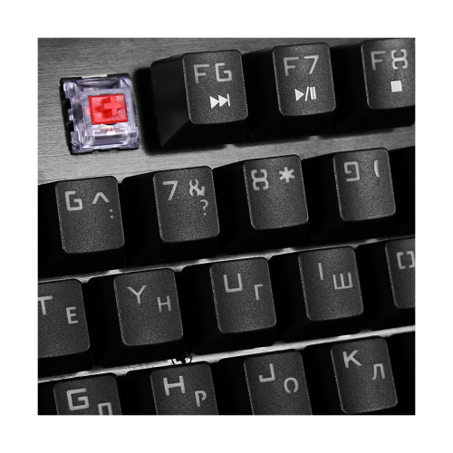 Механическая игровая клавиатура SVEN KB-G9700 (104 кл,+12Fn,RED switch, RGB, мет, корпус) Механическая игровая клавиатура SVEN KB-G9700 (104 кл,+12Fn,RED switch, RGB, мет, корпус)