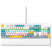 Клавиатура Oklick K951X механическая белый USB Multimedia for gamer LED (подставка для запястий) (1901079)
