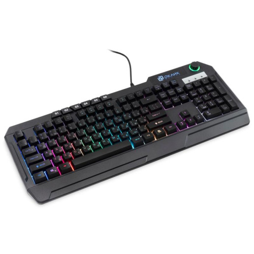 Клавиатура Oklick 715G черный USB Multimedia for gamer LED (1680657)