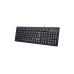 Клавиатура A4Tech KR-83 черный USB (KR-83 BLACK)