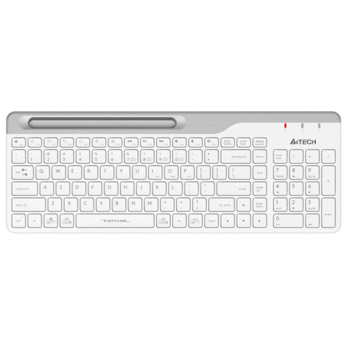 Клавиатура A4Tech Fstyler FBK25 белый/серый USB беспроводная BT/Radio slim Multimedia