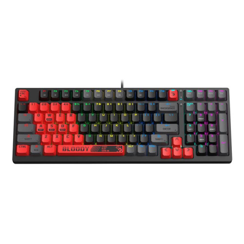 Клавиатура A4Tech Bloody S98 механическая красный/черный USB for gamer LED (SPORTS RED)